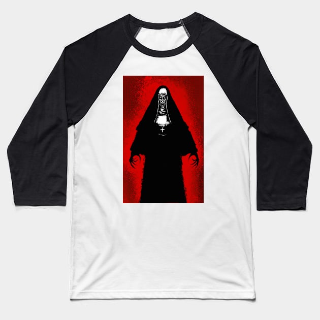 Nun the Stand Baseball T-Shirt by DougSQ